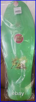 Santa Cruz Salba Tiger Reissue Skateboard Deck 10.3 x 31.1 Lime Green Full