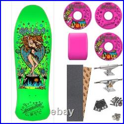 Santa Cruz Salba Witch Doctor Lime 10.4 Complete Skateboard