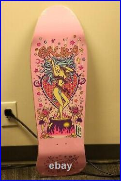 Santa Cruz Salba Witch Doctor Pink Reissue Skateboard