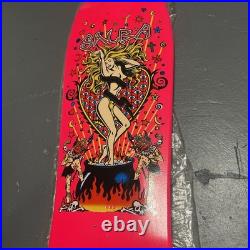 Santa Cruz Salba Witch Doctor Pink Reissue Skateboard Deck NEW