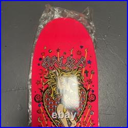 Santa Cruz Salba Witch Doctor Pink Reissue Skateboard Deck NEW