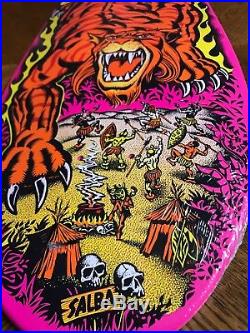 Santa Cruz Salba hot pink tiger reisssue skateboard decks 1980s Retro In shrink