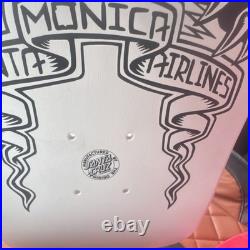 Santa Cruz Santa Monica Airlines Natas Kaupas Skateboard Deck White/Black
