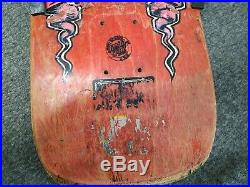 Santa Cruz Santa Monica Airlines Natas Kaupas Skateboard RARE 1980's Original