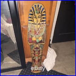 Santa Cruz Sarcophagus Skateboard Deck Egyptian Mummy/Sarcophagus Art Graphic