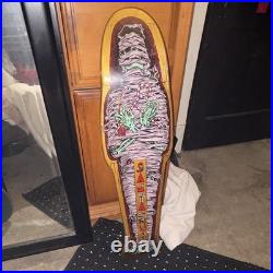 Santa Cruz Sarcophagus Skateboard Deck Egyptian Mummy/Sarcophagus Art Graphic