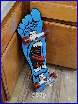 Santa Cruz Screaming Foot Cruzer Skateboard. Only 300 Ever Made. Rare To Find