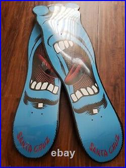 Santa Cruz Screaming Foot Skateboard Deck. Limited Edition. Still in shrink. Pair