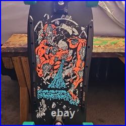 Santa Cruz Screaming Hand 9.75 in Complete Longboard Skateboard Cruising