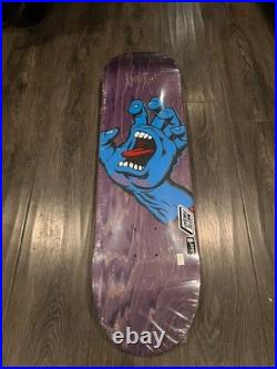 Santa Cruz Screaming Hand Purple Stain Skateboard (8.375)