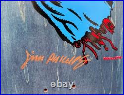 Santa Cruz Screaming Hand Skateboard Deck 30th Anniversary Signed Jim Phillips