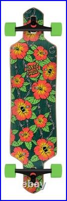 Santa Cruz Screaming Hibiscus 9.0in x 36in Drop Thru Longboard Complete