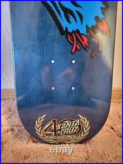 Santa Cruz Sid Melvin 40th Anniversary Skateboard Deck