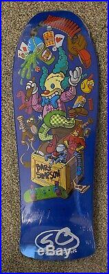 Santa Cruz Simpsons Bart Simpson Toy Box Grosso Skateboard Deck New