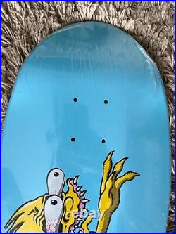 Santa Cruz Simpsons Bart Slasher 500 Episodes Blue 9.8'' Skateboard Deck