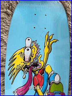 Santa Cruz Simpsons Bart Slasher 500 Episodes Blue 9.8'' Skateboard Deck