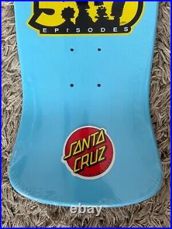 Santa Cruz Simpsons Bart Slasher 500 Episodes Blue 9.8'' Skateboard Deck