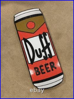 Santa Cruz Simpsons Duff Beer Can Cruzer Skateboard 10.5in x 27.5in BNWT