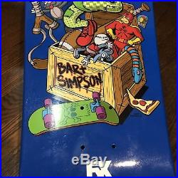 Santa Cruz Simpsons Skateboard Deck Jeff Grosso Krusty Toy Box Style