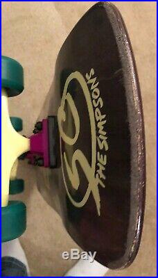 Santa Cruz Skate Simpsons Bart Toybox Mini Cruzer Skateboard