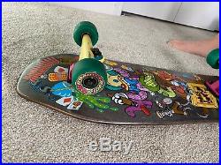 Santa Cruz Skate Simpsons Bart Toybox Mini Cruzer Skateboard Deck Complete Bart