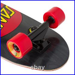 Santa Cruz Skateboard Classic Dot Street Cruiser Black/Red 8.79 x 29.05