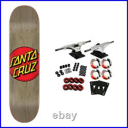 Santa Cruz Skateboard Complete Classic Dot Grey 8.375 x 31.83