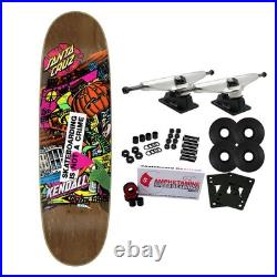 Santa Cruz Skateboard Complete Kendall Street Art Collage VX 9.0 x 32