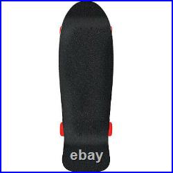 Santa Cruz Skateboard Complete Obrien Reaper 80's Style Black/Silver 8.34 x 26