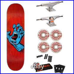 Santa Cruz Skateboard Complete Screaming Hand 8.0 Spitfire, Independent, Bones