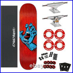 Santa Cruz Skateboard Complete Screaming Hand 8.0 WithIndependent & Soft Wheels