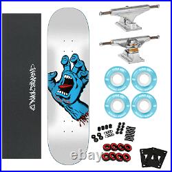Santa Cruz Skateboard Complete Screaming Hand 8.25 WithIndependent & Soft Wheels