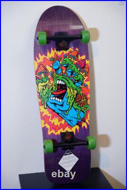 Santa Cruz Skateboard Complete Toxic Screaming Hand Old School cruiser 9.7x31.7