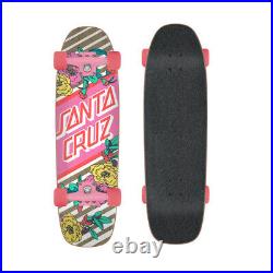 Santa Cruz Skateboard Cruiser Floral Stripe Street Skate 8.4 x 29.4