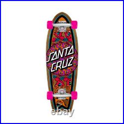 Santa Cruz Skateboard Cruiser Mandala Hand Cruzer Shark 8.8 x 27.7