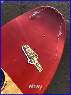 Santa Cruz Skateboard Deck Christian Hosoi Black Picasso Signed NOS 2012 Red