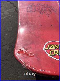 Santa Cruz Skateboard Deck Christian Hosoi Black Picasso Signed NOS 2012 Red