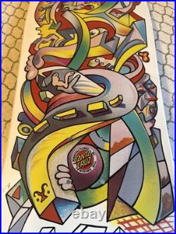 Santa Cruz Skateboard Deck Christian Hosoi Picasso White 2022 Reissue