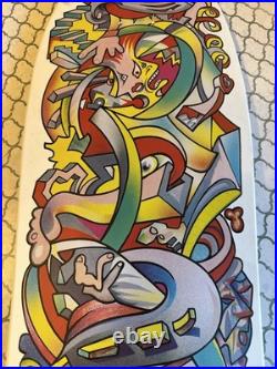 Santa Cruz Skateboard Deck Christian Hosoi Picasso White 2022 Reissue