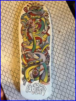 Santa Cruz Skateboard Deck Christian Hosoi Picasso White 2022 Reissue
