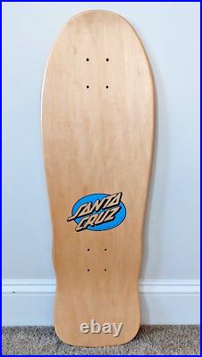 Santa Cruz Skateboard Deck Claus Grabke Melting Clocks natural mint rare reissue