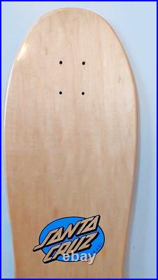 Santa Cruz Skateboard Deck Claus Grabke Melting Clocks natural mint rare reissue