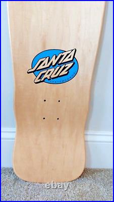 Santa Cruz Skateboard Deck Claus Grabke Melting Clocks natural mint rare reissue