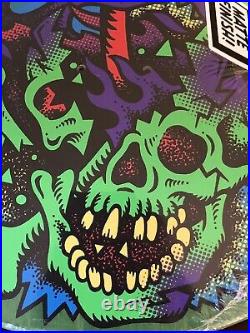 Santa Cruz Skateboard Deck DEATH PARTY PRE ISSUE TALLBOY ART IN ORIGINAL SHRINK