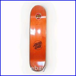 Santa Cruz Skateboard Deck Eclipse Dot 8.0 x 31.6 Screaming Hand White