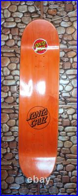 Santa Cruz Skateboard Deck Eclipse Dot 8.0 x 31.6 Screaming Hand White
