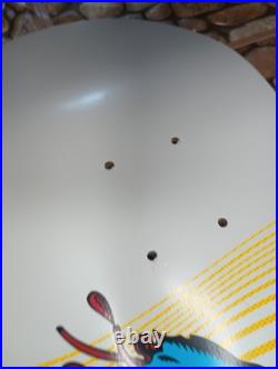 Santa Cruz Skateboard Deck Eclipse Dot 8.0 x 31.6 Screaming Hand White