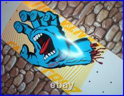 Santa Cruz Skateboard Deck Eclipse Dot 8.0 x 31.6 Screaming Hand White