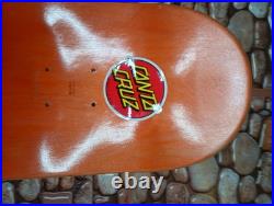 Santa Cruz Skateboard Deck Eclipse Dot 8.0 x 31.6 Screaming Hand White