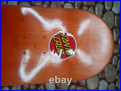 Santa Cruz Skateboard Deck Eclipse Dot 8.0 x 31.6 Screaming Hand White